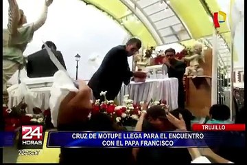 Trujillo: trasladan Cruz de Motupe para encuentro con el Sumo Pontífice
