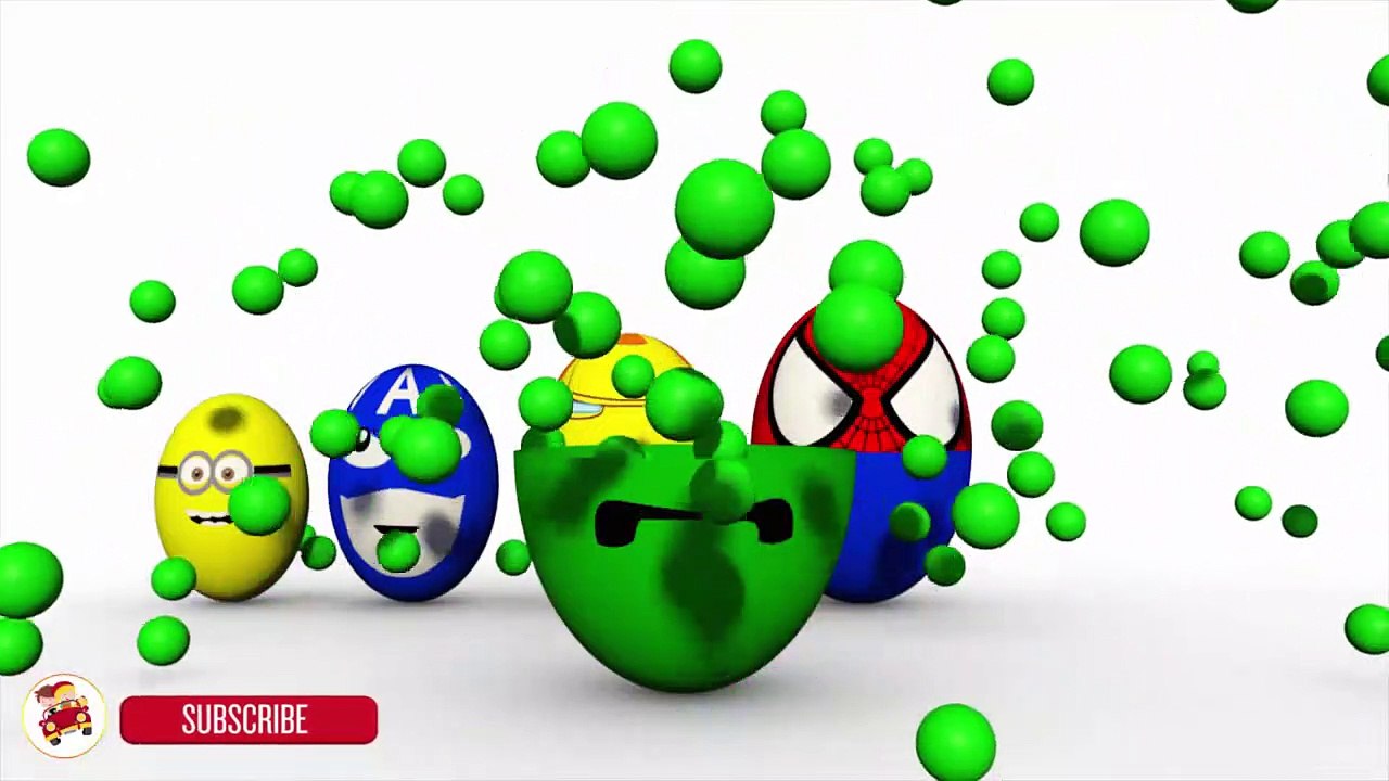 Learn Colors with Surprise Eggs Cars Vehicles for Children
