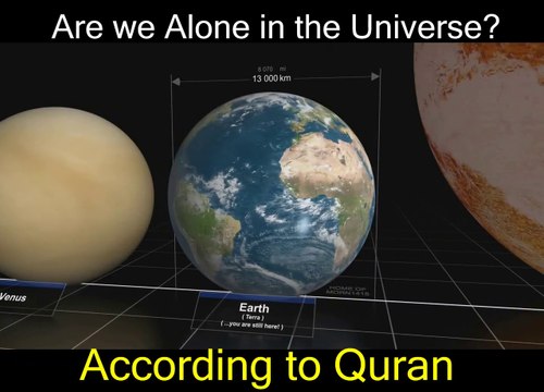 Do Aliens exist- Existence of Aliens proved from Quran. - Quran Visualization