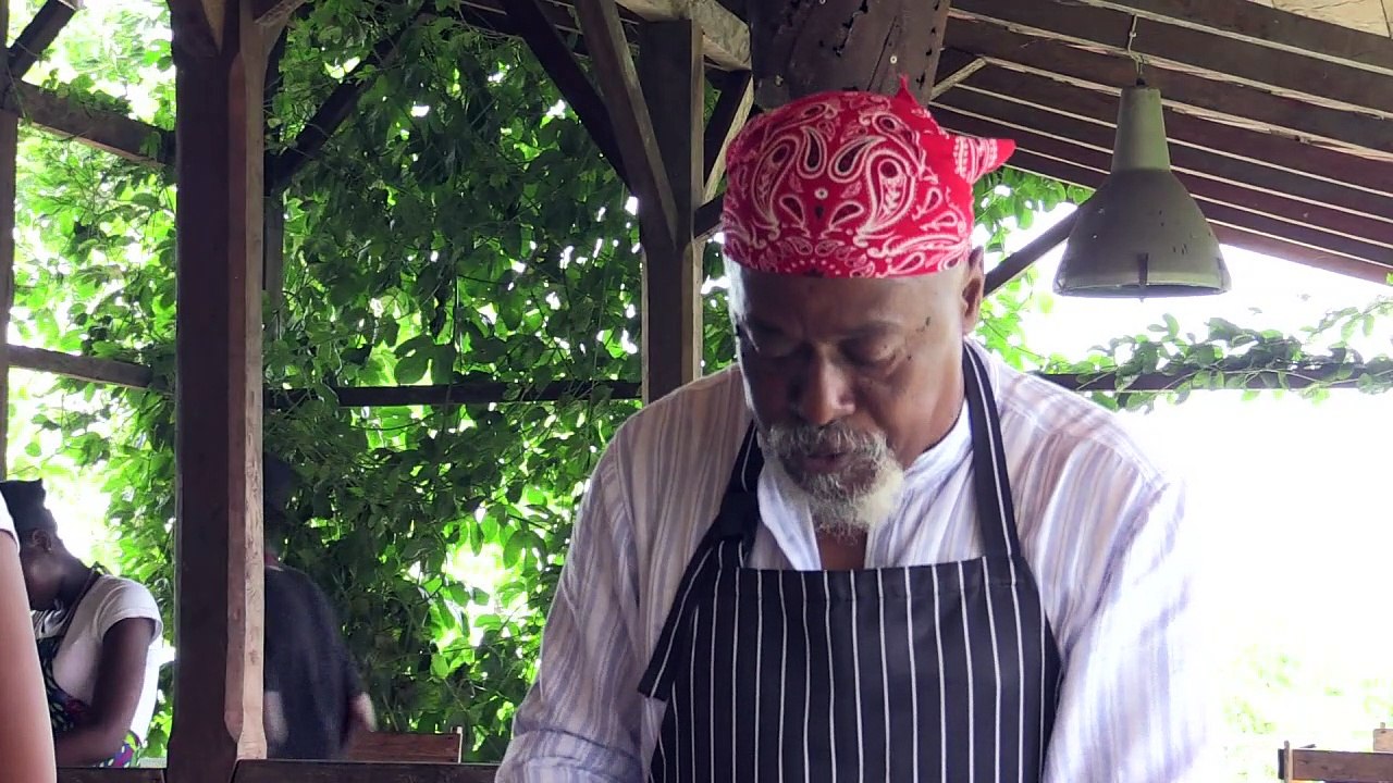Spitzenküche auf einer abgelegenen atlantik-insel