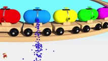 Learn Colors With Balloons Balls Trains Balls for Children - Street Vehicles Thomas Trai