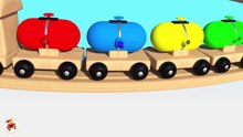 Learn Colors With Balloons Balls Trains Balls for Children - Street Vehicles Thomas Trai