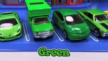 Learning Colors Toy Cars & Trucks for Kids Learn Colours Street Vehicles Hot Wheels Matchbox