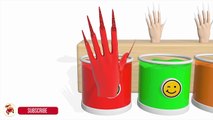 Learn Colors With Hand Body Paint Finger Family Song Nursery Rhymes- Colors for