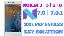 ALL NOKIA FRP 7.0.1 BYPASS 100% || ALL NOUGAT FRP BYPASS100%