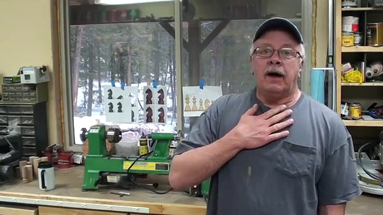 Woodturning a Chess Set - The Knights
