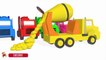 Learn Colors With Surprise Eggs Concrete Mixer Truck for