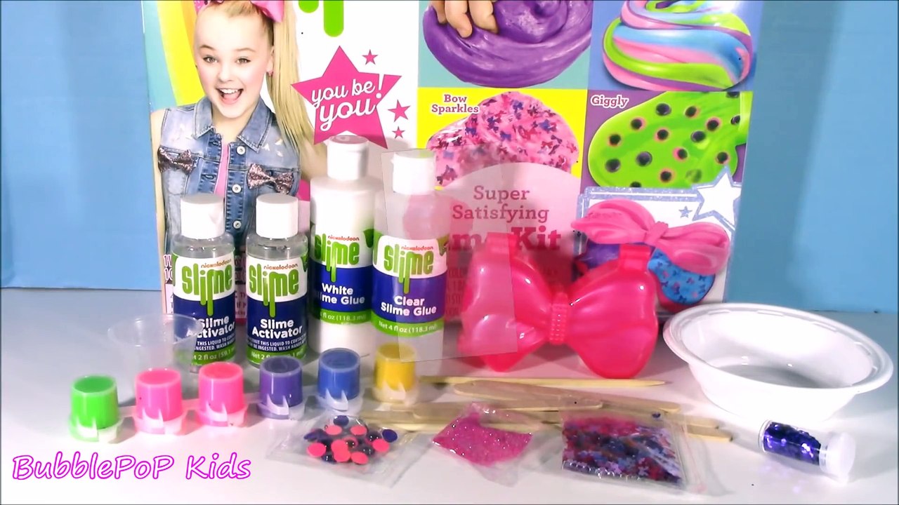 Nickelodeon JoJo Siwa SLIME Kit! DIY Rainbow & Giggly Slime! JoJo Bow Slime  Storage Case! FUN - Video Dailymotion