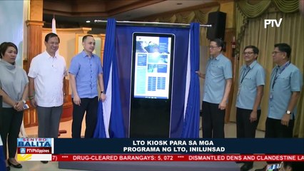 LTO kiosk para sa mga programa ng LTO, inilunsad