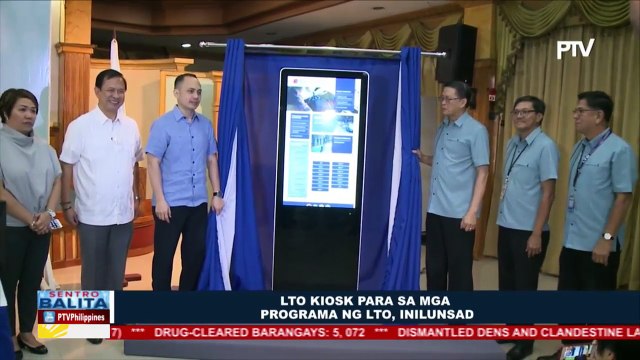 LTO kiosk para sa mga programa ng LTO, inilunsad