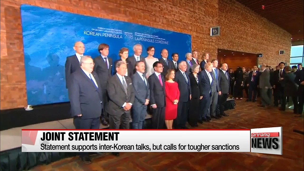 Vancouver summit joint statement expresses support for inter-Korean talks