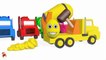 Learn Colors With Surprise Eggs Concrete Mixer Truck for Kids - Vehicl