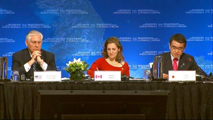 Vancouver talks: A push to tighten sanctions on North Korea