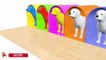 Learn Colors With Animals Puppy Dogs Surprise Eggs Lollipop for Kids - Sounds Animals For Childr
