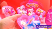 SURPRISE HEARTS! Barbie gets Slimed BIG Play-Doh Heart   Mega Bloks Pez Candy HobbyBabyTV-dZ8ANH8