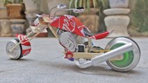 How to make Ghostrider motorbike from Coca Cola cans