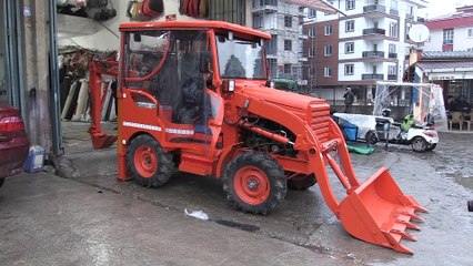 İşçi bulamayınca kendi iş makinesini yaptı - ORDU