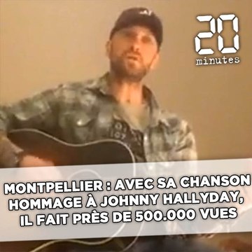 Montpellier: Avec sa chanson hommage à Johnny, il fait près de 500.000 vues