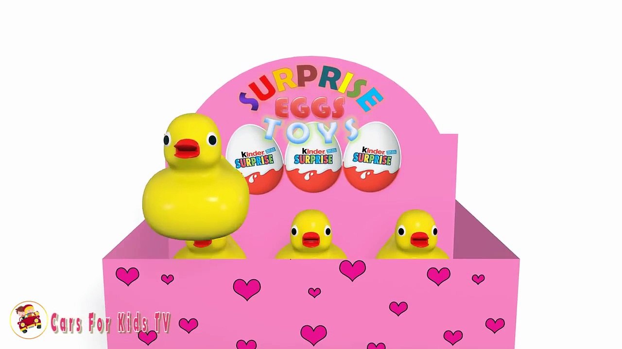 Learn Colors with Surprise Eggs Ducks for Children, Toddlers - Lear