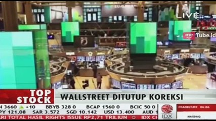 Download Video: Indeks Wallstreet Melemah, Investor Khawatir Penutupan Pemerintah AS