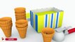 Learn Colors With Yummy Ice Cream Cones Playset Surprise Toys Balls Kinder