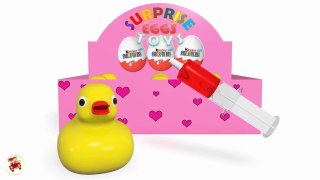 Learn Colors with Surprise Eggs Ducks for Children, Toddlers - Learn Colours For Kids With D