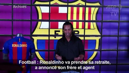 ARCHIVES/Brésil - Ronaldinho prend sa retraite, selon son frère