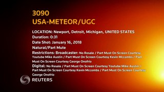 Queda de meteorito provoca tremor em Michigan, nos EUA