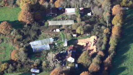 Vue aérienne de la ZAD