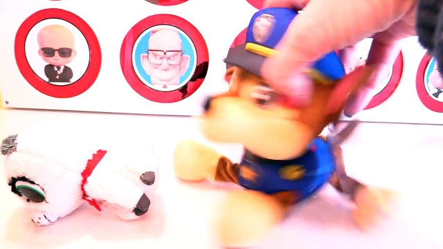 THE BOSS BABY vs PUPPIES TOYS Spinning Wheel Game | Surprise Toys Babies Dolls Puppy Game