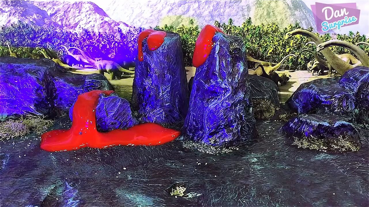 HOW TO MAKE A DINOSAUR ISLAND DIORAMA - Your own Jurassic World to display dinosaur toys for kids
