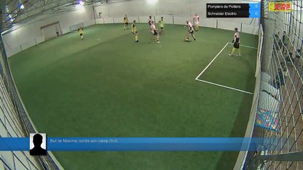 But de Maxime contre son camp (5-0) - Pompiers de Poitiers Vs Schneider Electric - 16/01/18 21:00