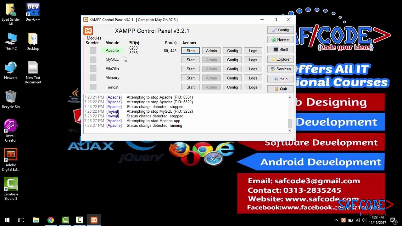 PHP Tutorials - Introduction to Php | Php Tutorials for Beginners in Hindi/Urdu by Sir Safder part-1