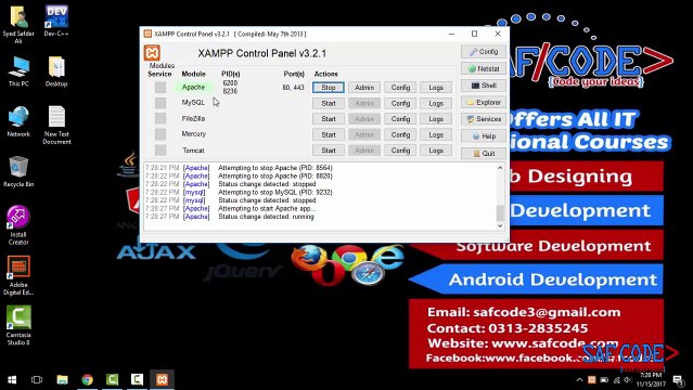 PHP Tutorials - Introduction to Php | Php Tutorials for Beginners in Hindi/Urdu by Sir Safder part-1