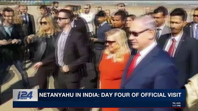 i24NEWS DESK | Netanyahu in India: day four of official visit | Wednesday, January 17th 2018