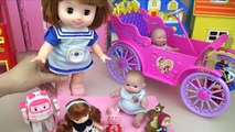 Princess car Baby doll and drinks machine toys baby doli play