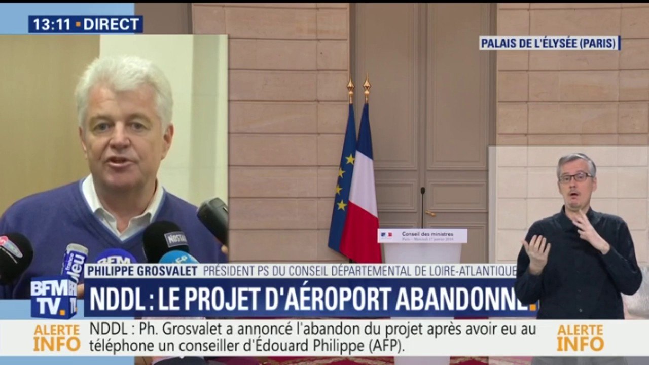 "C'est une très mauvaise décision". Le président du département de Loire-Atlantique réagit à l'abandon de Notre-Dame-des-Landes