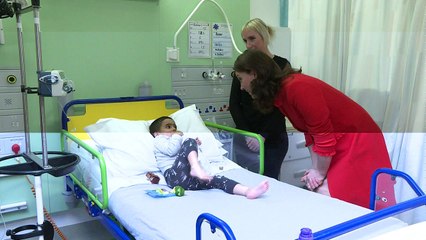 Duchess of Cambridge visits children at Great Ormand Street