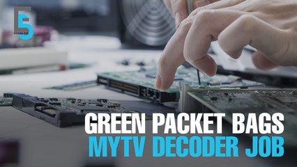 EVENING 5: Green Packet bags MYTV job