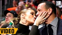 Jennifer Lopez & Alex Rodriguez Share A Sizzling Kiss At College Basketball Game