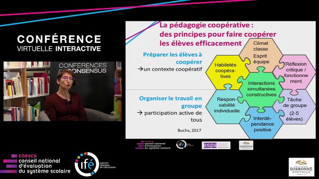Conférence virtuelle : Travail de groupe, tutorat... : comment faire travailler les élèves ensemble ?