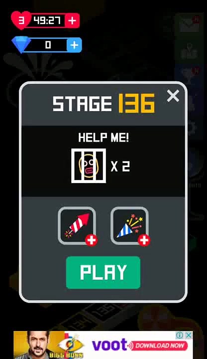 BBTAN2 - Level 136 solution