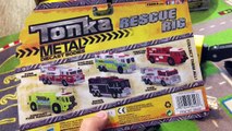 Toy Cars for Kids - Street Vehicles Toys Classic Steel Tonka Trucks Pickup Truck Tow Truck Unboxing