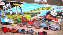 THE GREAT RACE THOMAS SKY HIGH BRIDGE JUMP TRACKMASTER TRAINS ENGINES PLAYSET THE SHOOTING STAR TOY