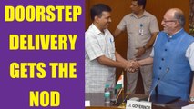 Delhi Lt Governor Approves Kejriwal's Doorstep Delivery Scheme | OneIndia News
