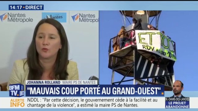 NDDL: Demain, 67.000 personnes resteront exposées aux nuisances sonores , déplore la maire de Nantes
