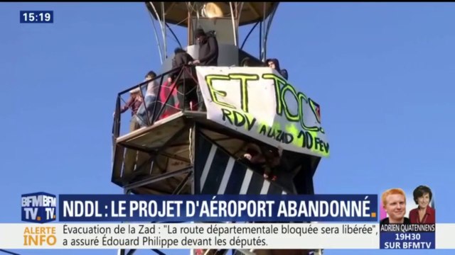 Et toc! , la réponse des zadistes après l'abandon de l'aéroport de Notre-Dame-des-Landes