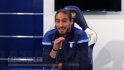 Caceres si presenta in conferenza stampa 17/01/18