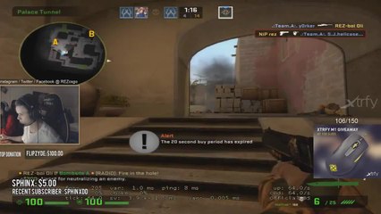 Fredrik "REZ" Sterner from Ninjas in Pyjamas shows some Deagle skills!
