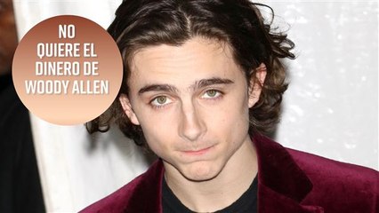 Timothée Chalamet: ¿la estocada final a Woody Allen?